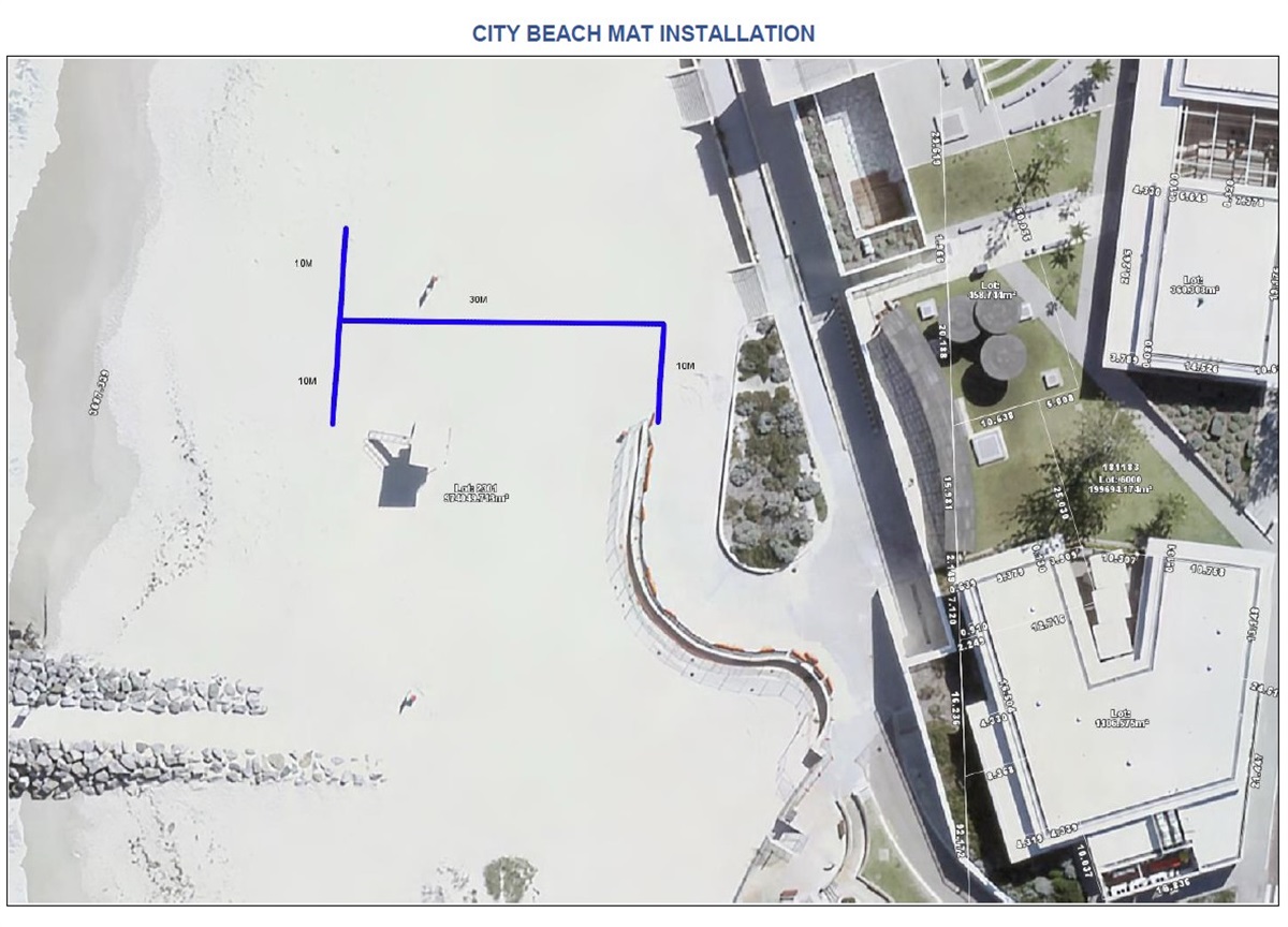Beach matting and wheelchair to improve City Beach accessibility