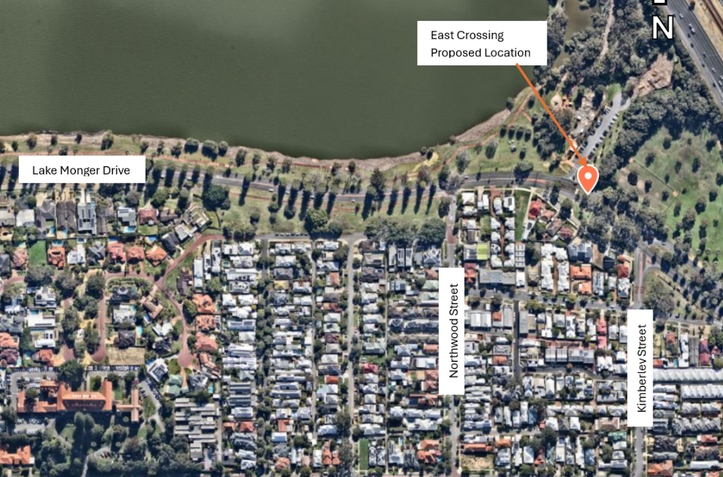 east crossing lake monger drive.png